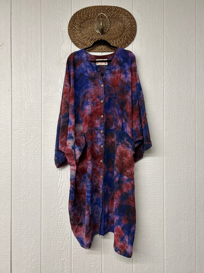 Crepe Sari Gaia Duster Dress 0826 008