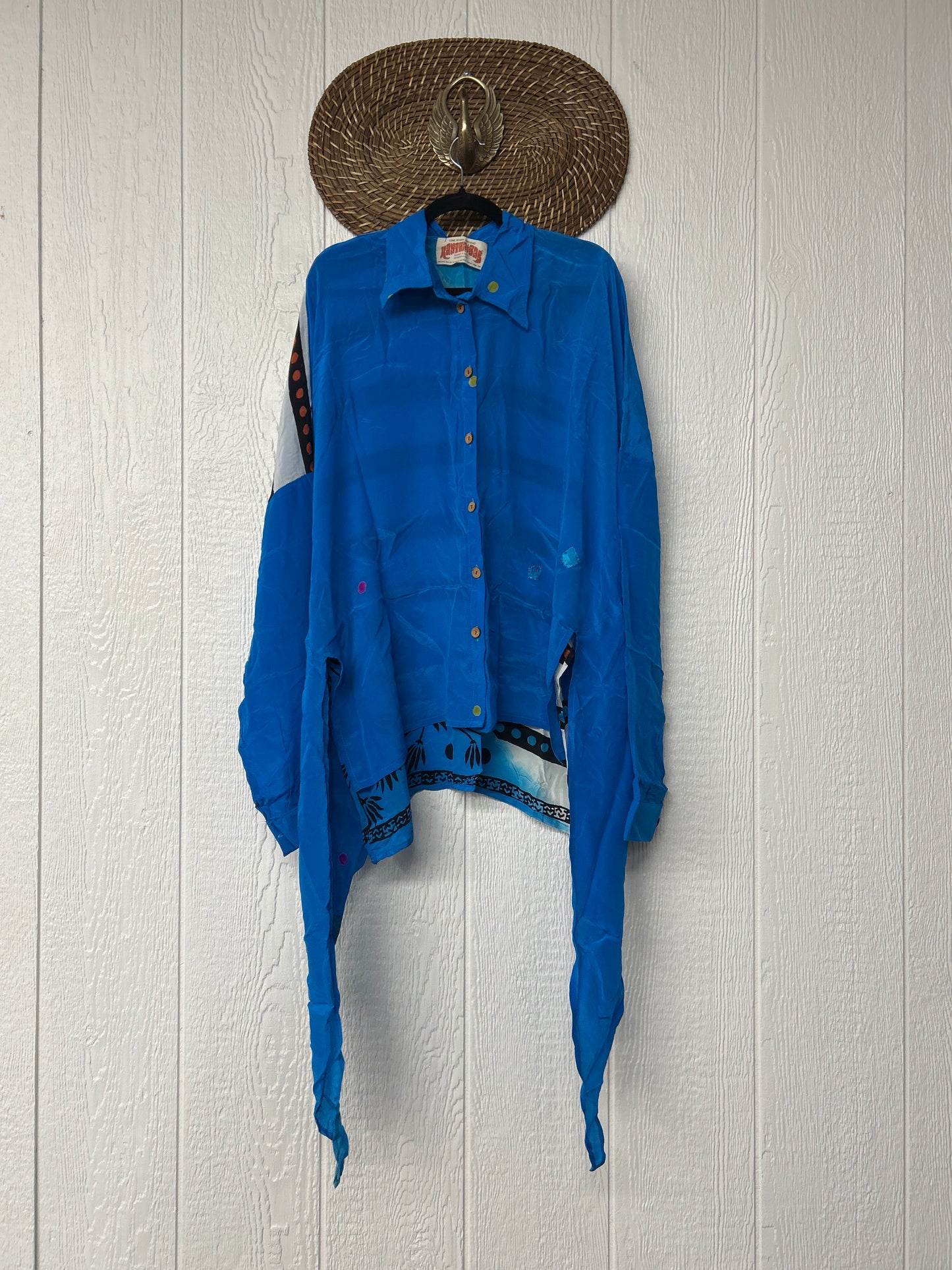 Crepe Sari Nirvana Button Down 1125 060