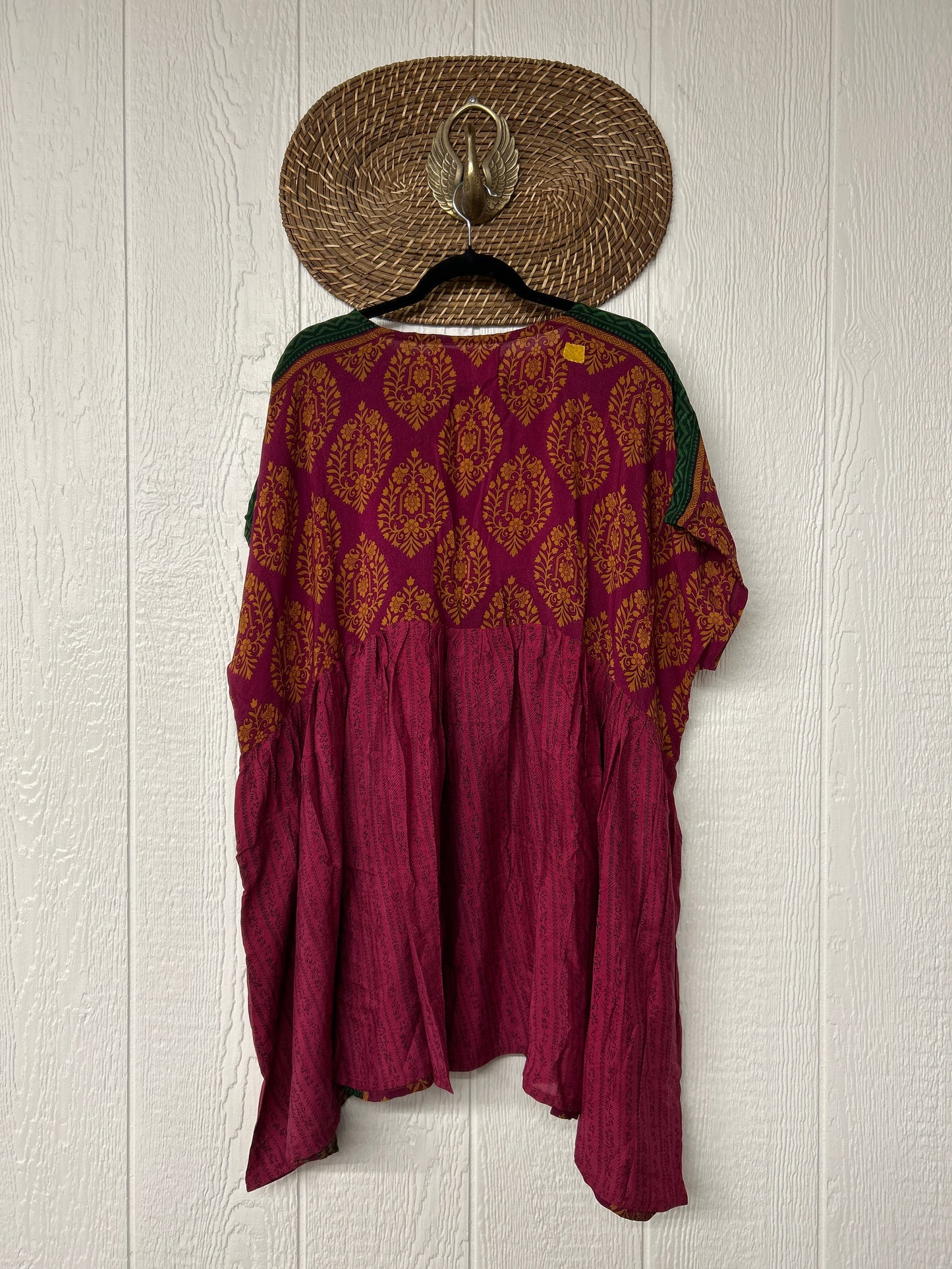 RETAIL Crepe Sari Daydreamer Button Down Mini  0426 205