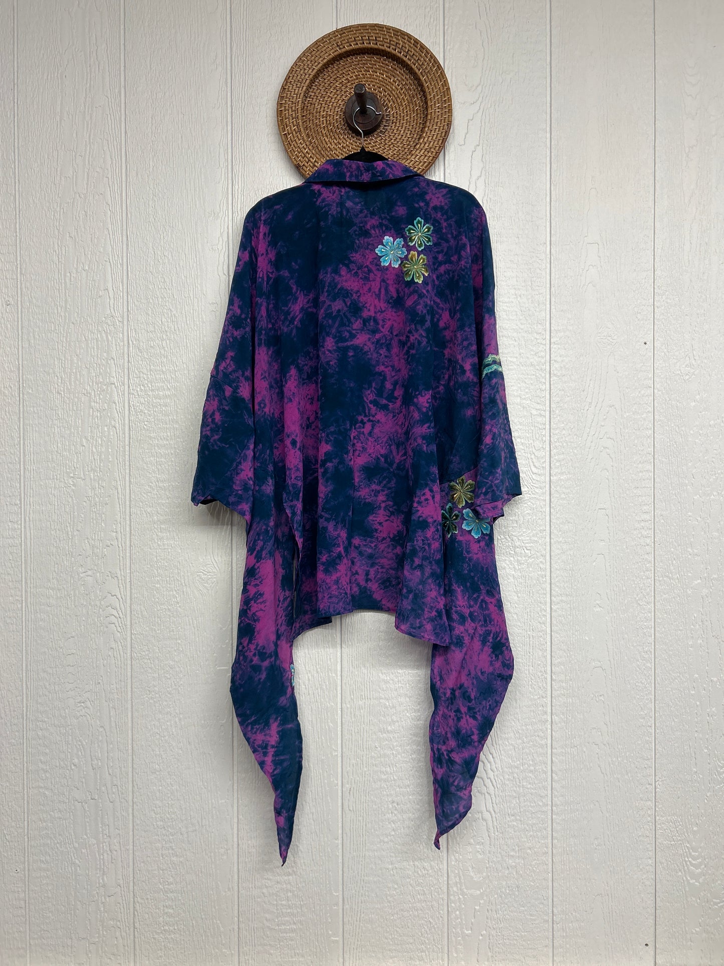 Crepe Sari Summer Nirvana Button Down 0626 269