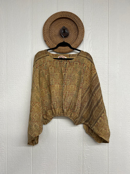 Crepe Sari Luna Crop Top 0126 119