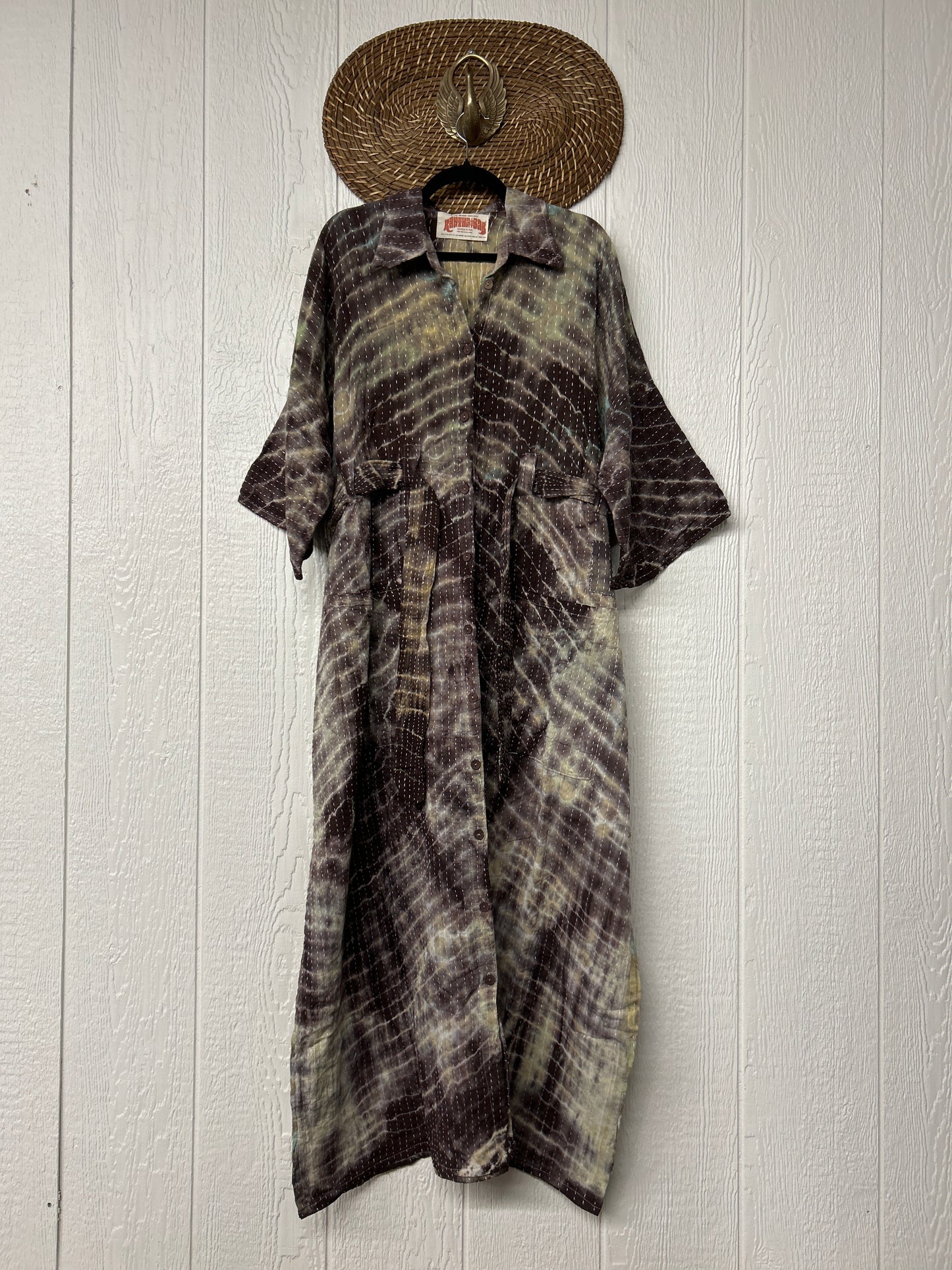 Pareo Kantha Gravity Duster Dress 0526 003