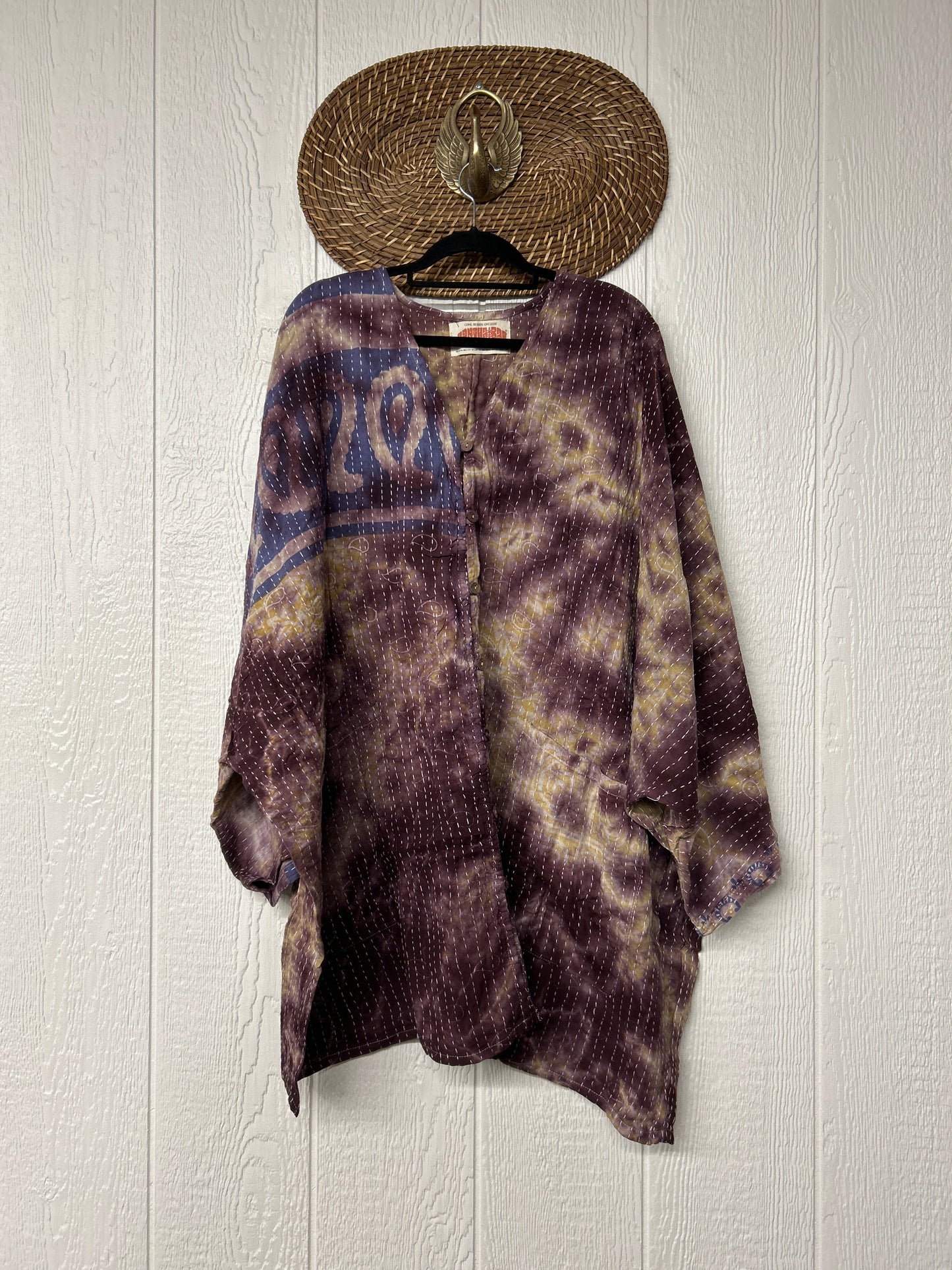 RETAIL Pareo Kantha Gaia Button-Down Kimono 0526 054