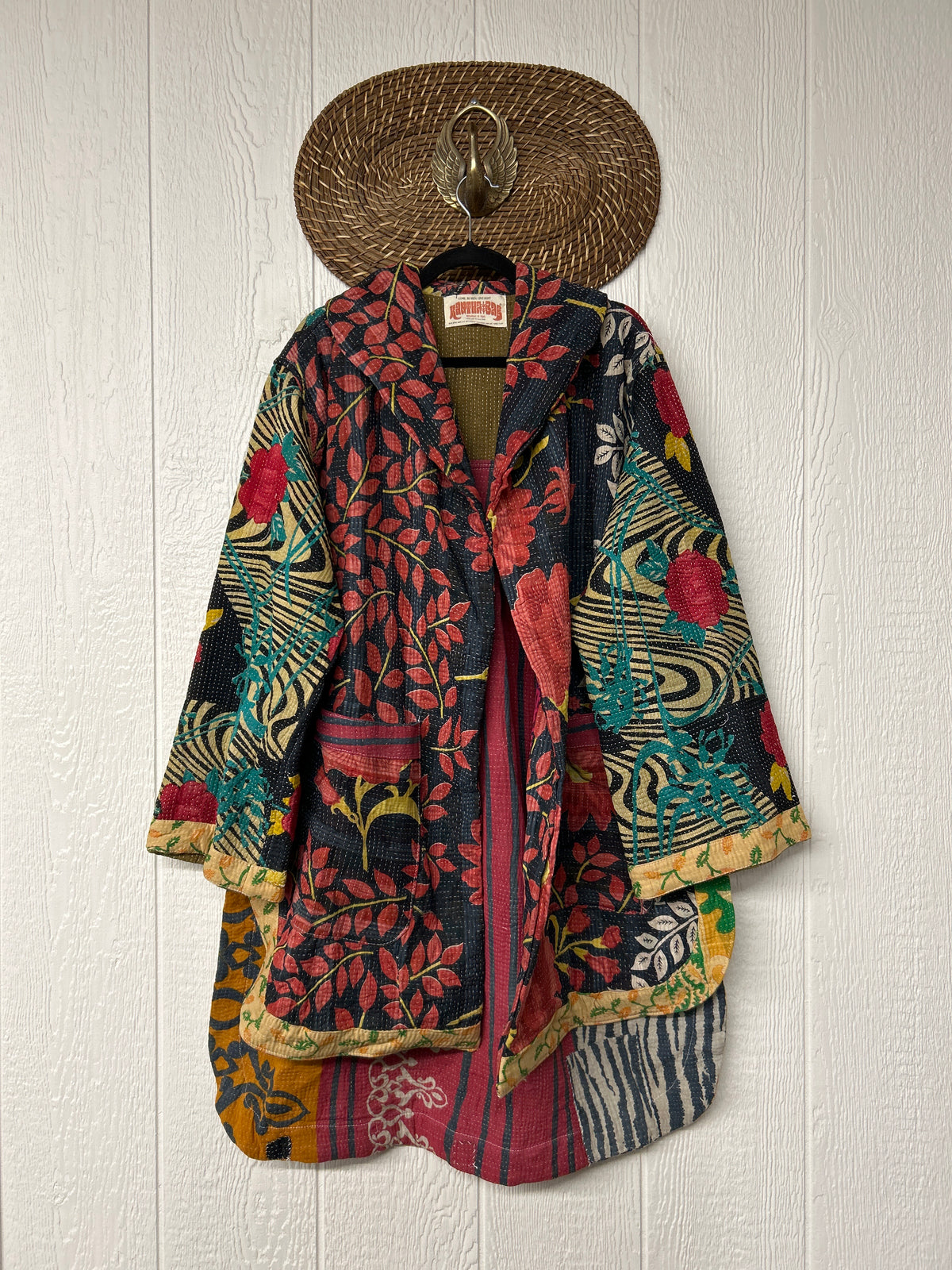 Fine Kantha Drifter Coat 1026 134