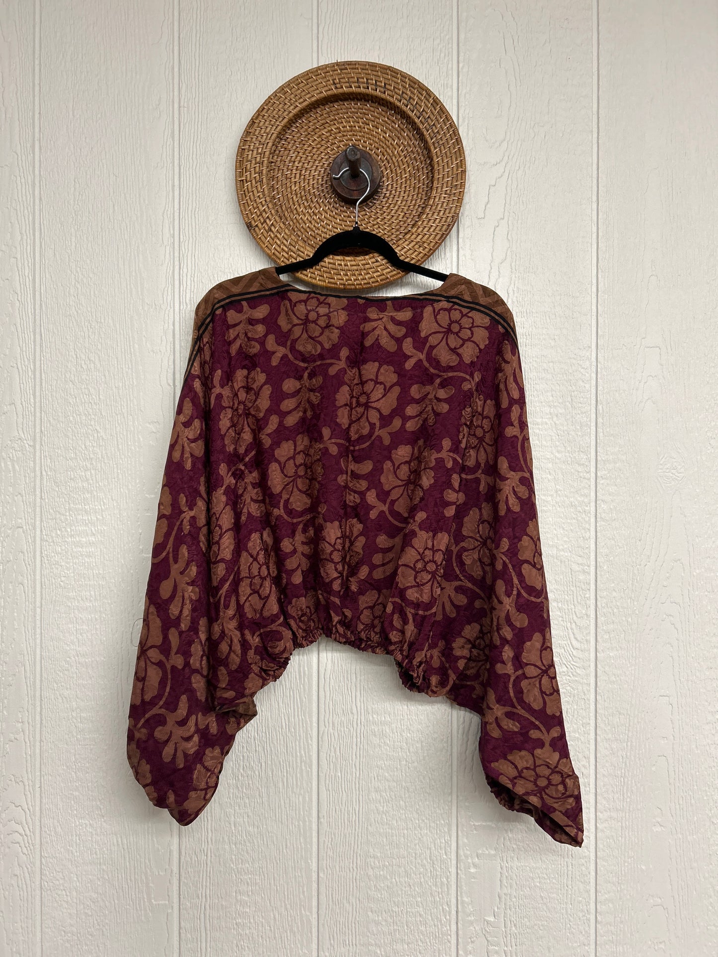 Crepe Sari Luna Crop Top 0126 046