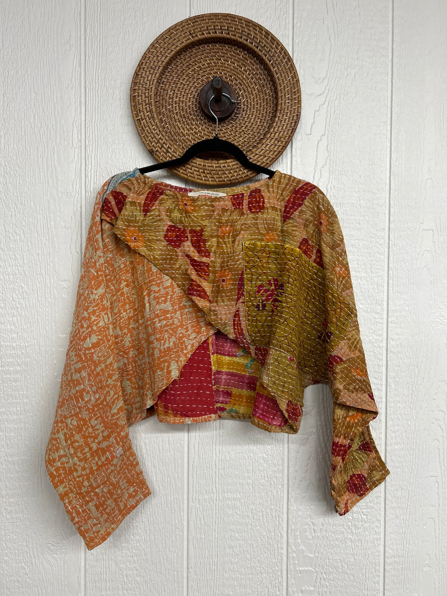 Pareo Kantha In Bloom Cropped Pullover 0326 083