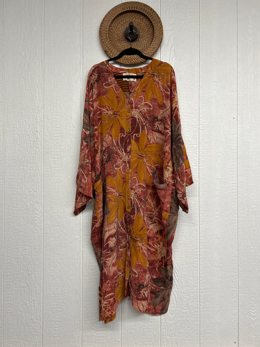 Crepe Sari Gaia Duster Dress 0826 206