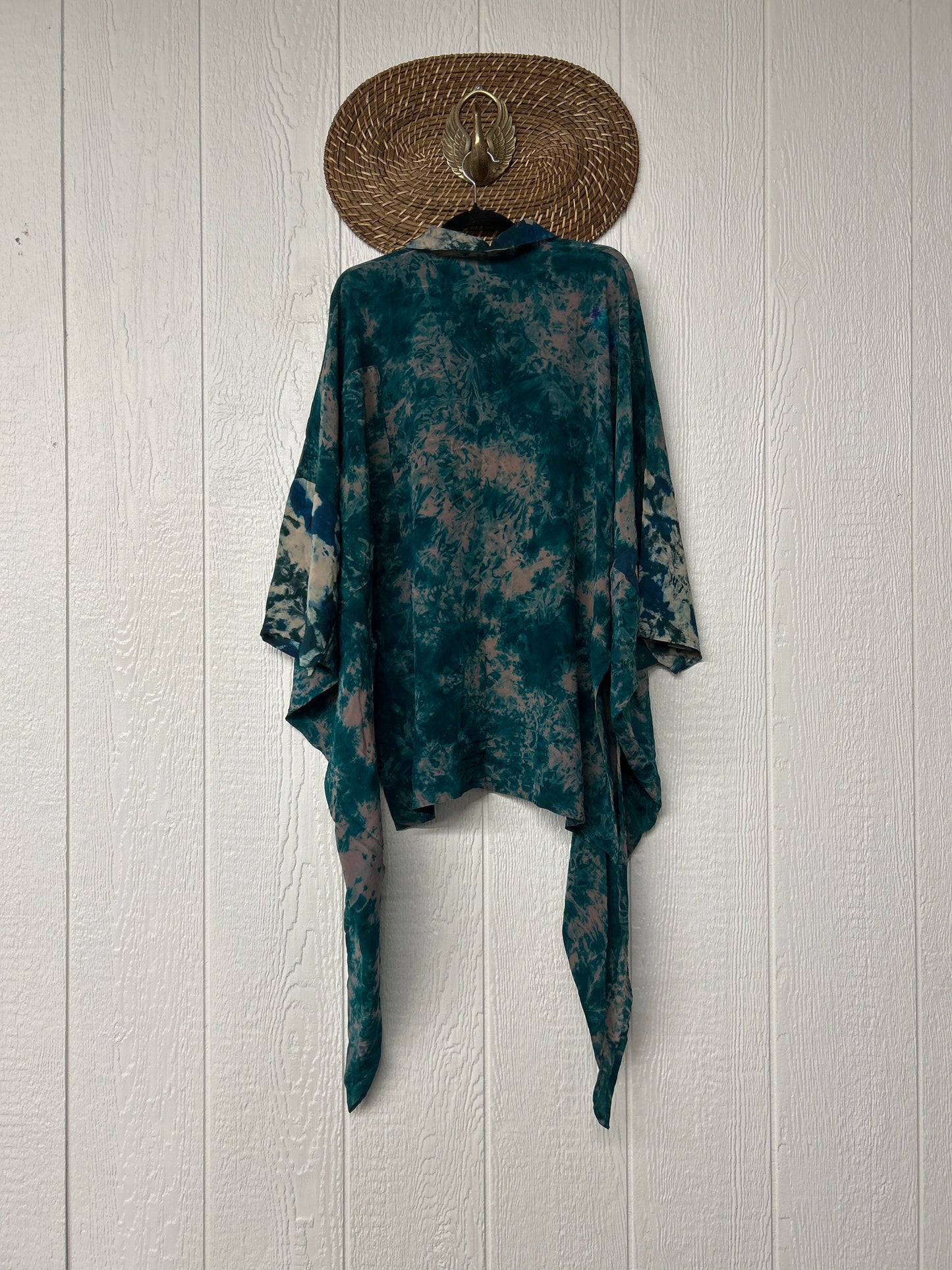 Crepe Sari Summer Nirvana Button Down 0626 086