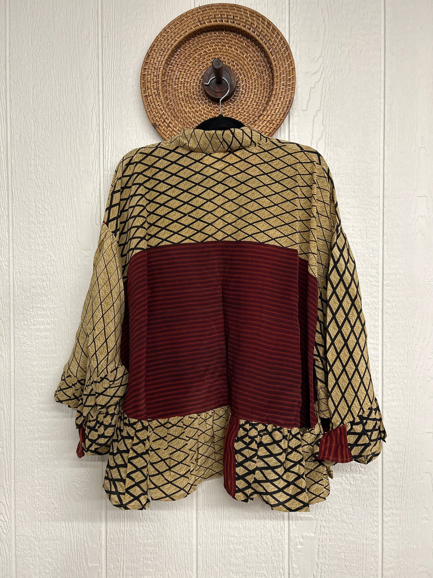 Crepe Sari Wild Rose Top 1225 138