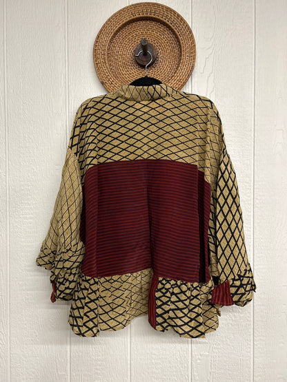 Crepe Sari Wild Rose Top 1225 138