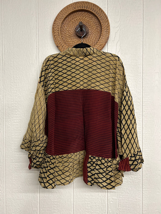 Crepe Sari Wild Rose Top 1225 138