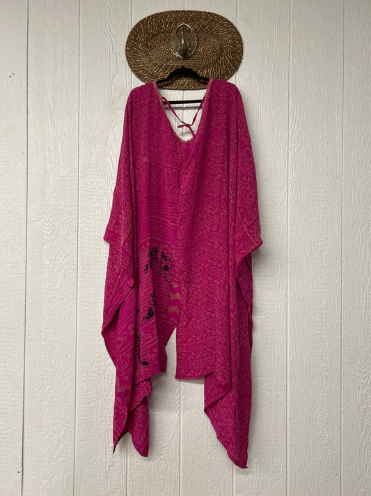 Crepe Sari Orchid Kimono 0626 014