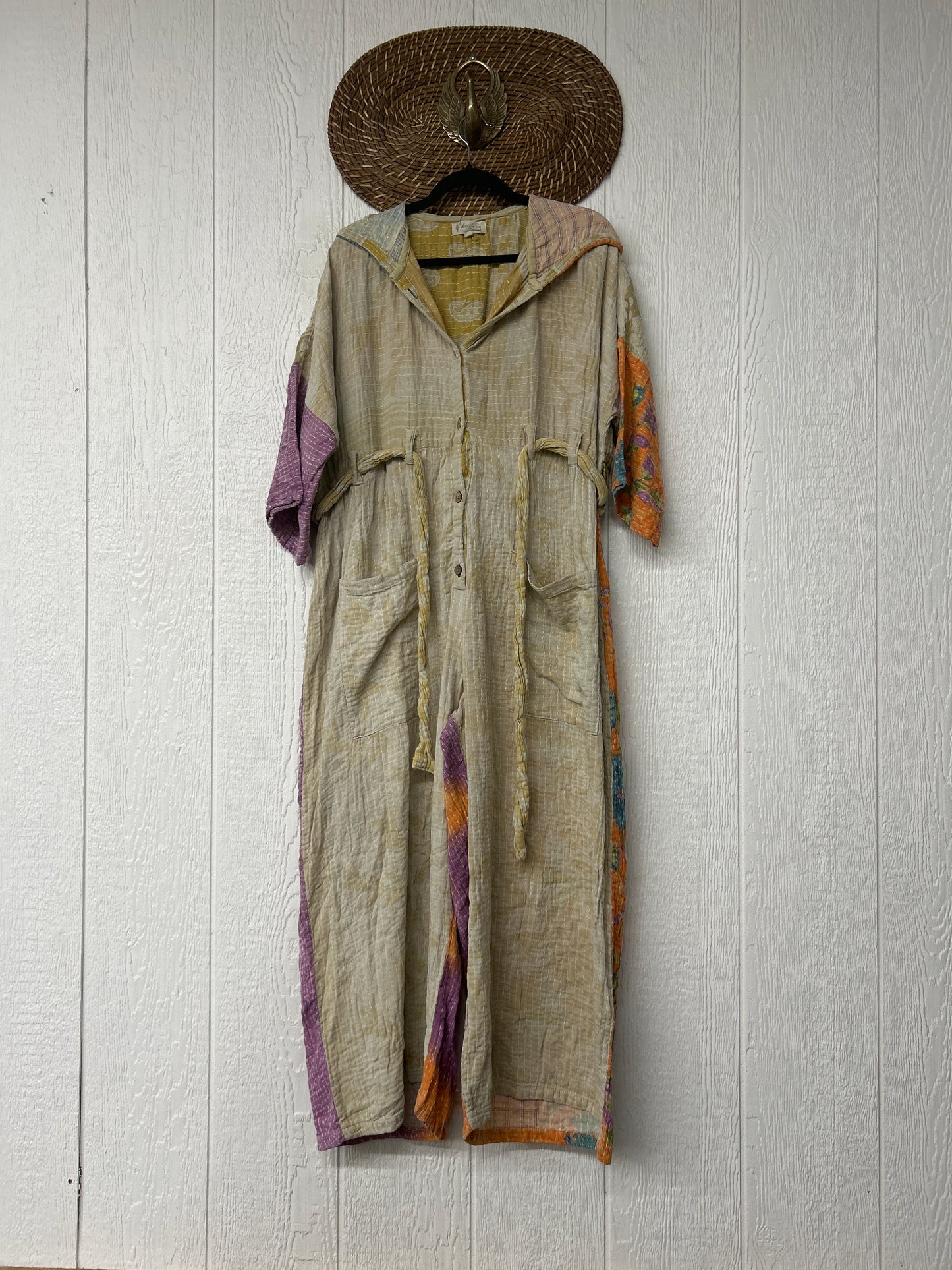Alchemi Pareo Kantha Zen Hoodie Jumpsuit 0826 005