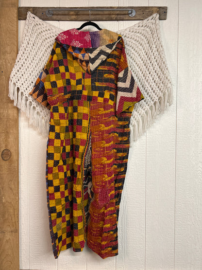 Kantha Zen Hoodie Jumpsuit 0925 224