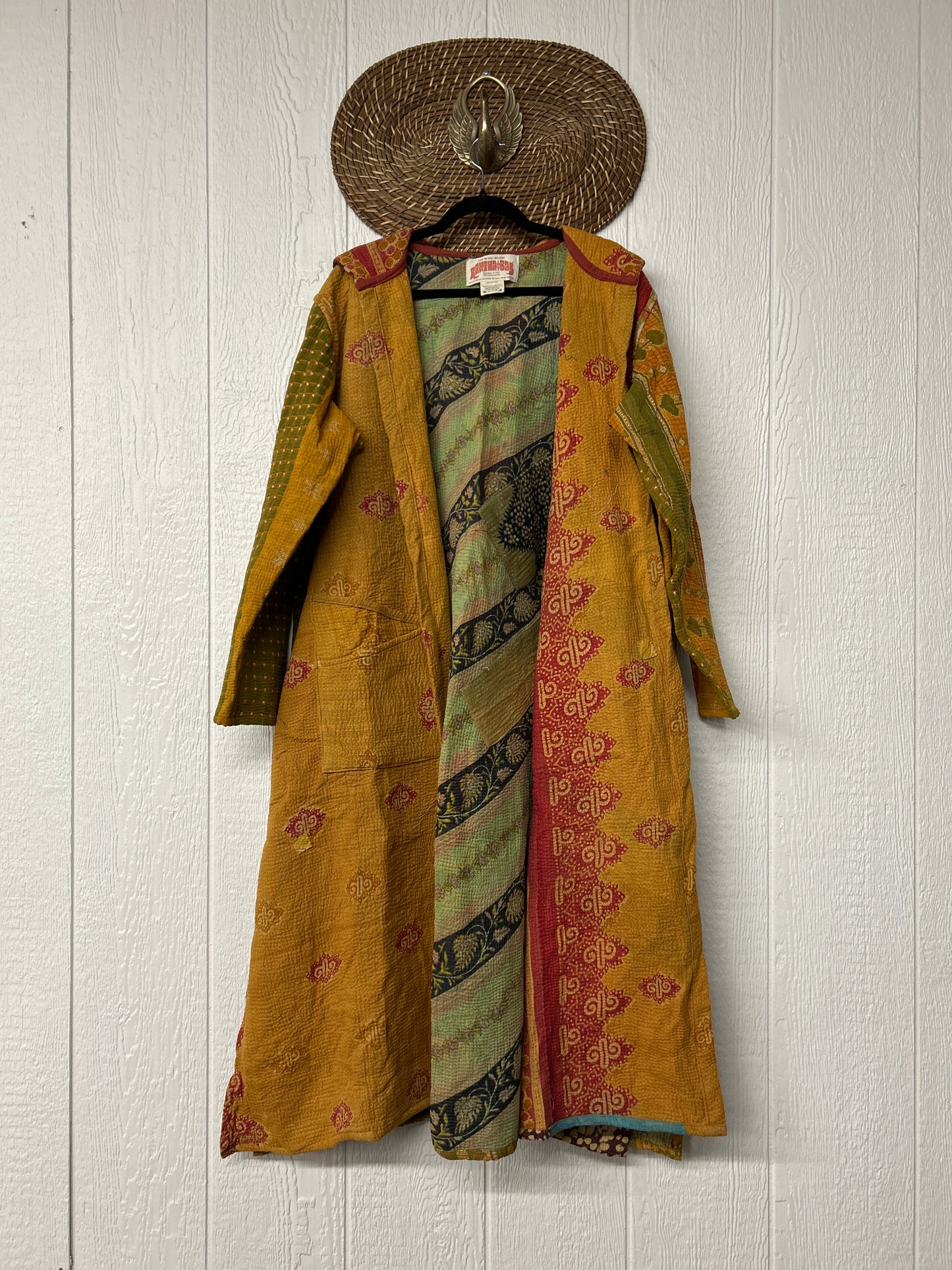 Fine Kantha Rising Sun Coat 1125 099