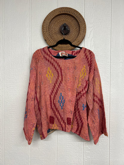 Pareo Kantha Wanderer Pocket Crop Top 0226 028