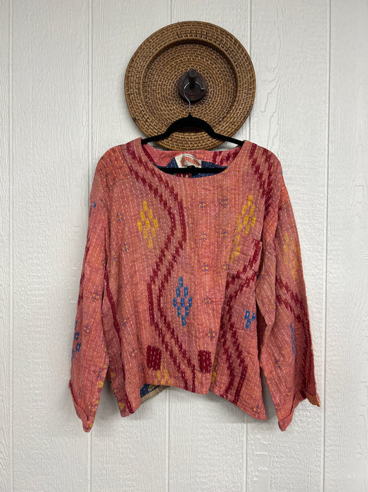 Pareo Kantha Wanderer Pocket Crop Top 0226 028