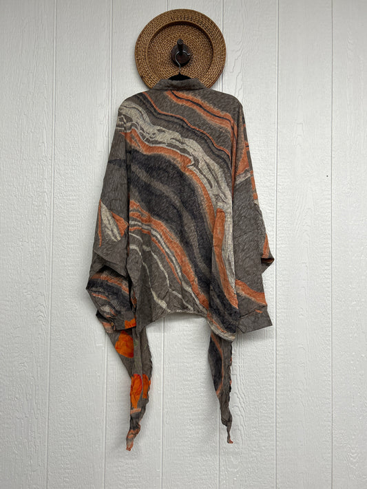 Crepe Sari Nirvana Button Down 1125 213