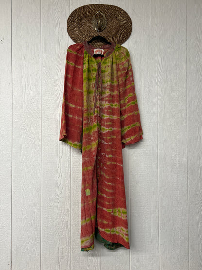 Crepe Sari Woodstock Duster Dress 0226 259