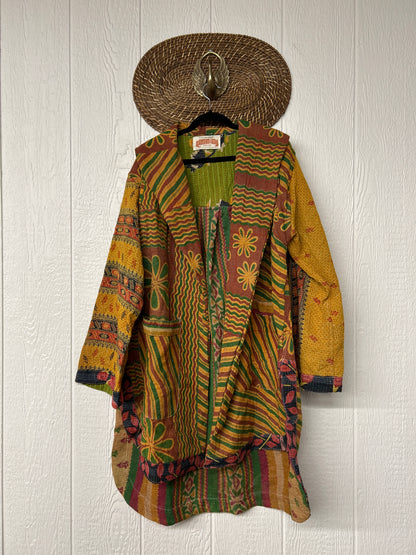 Fine Kantha Drifter Coat 1026 154