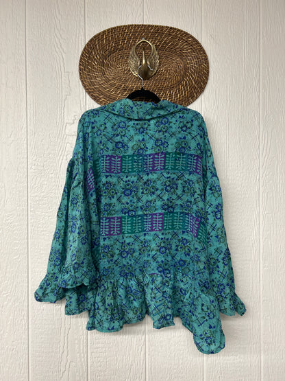 Crepe Sari Wild Rose Top 1225 182