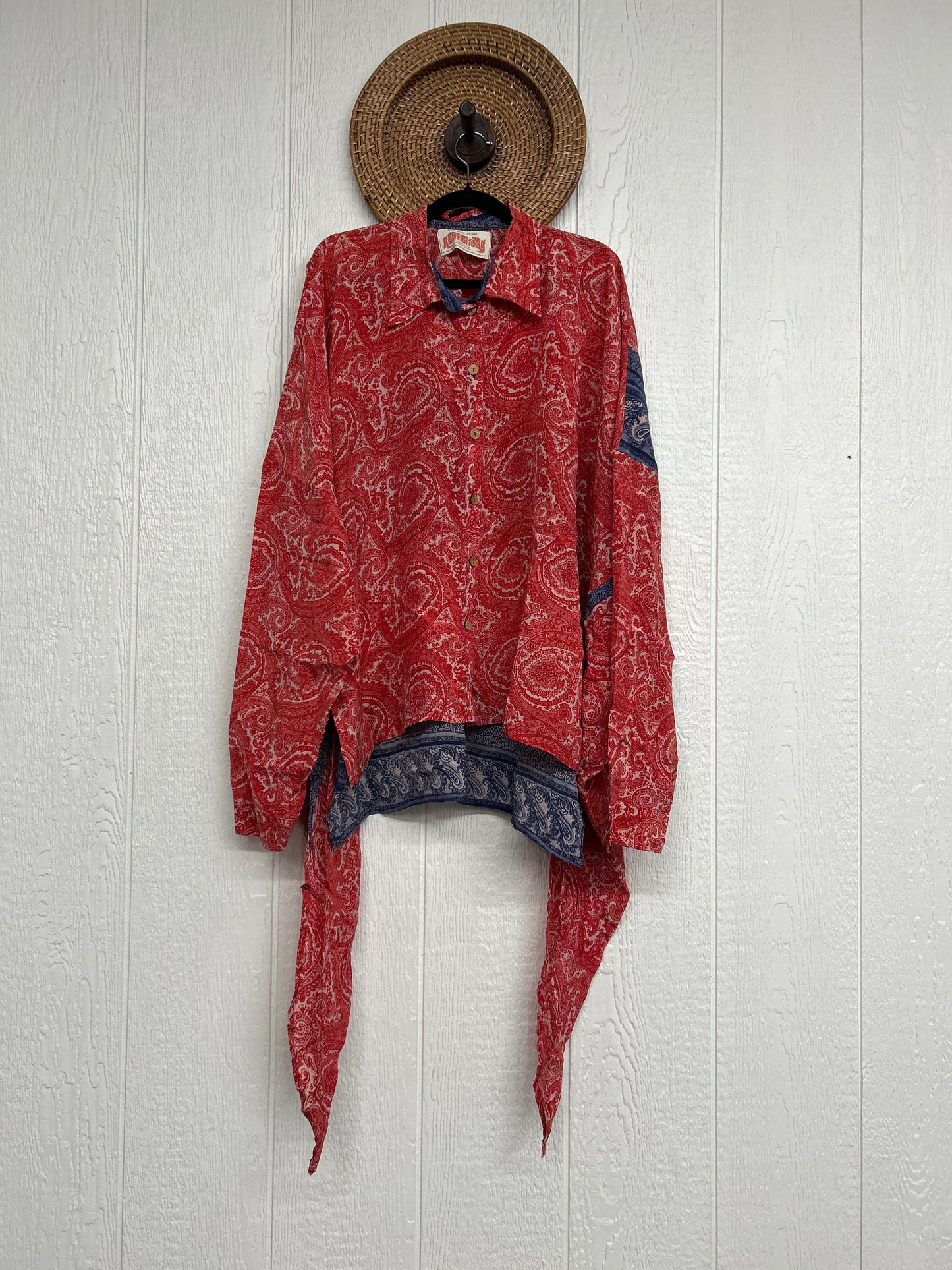 Crepe Sari Nirvana Button Down 1125 173