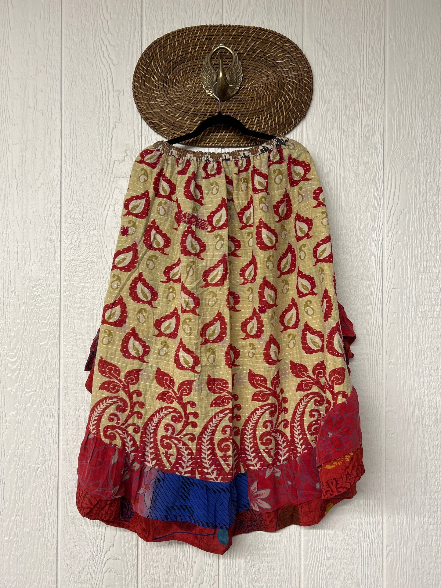 Pareo Kantha Wild Rose Skirt 0426 171
