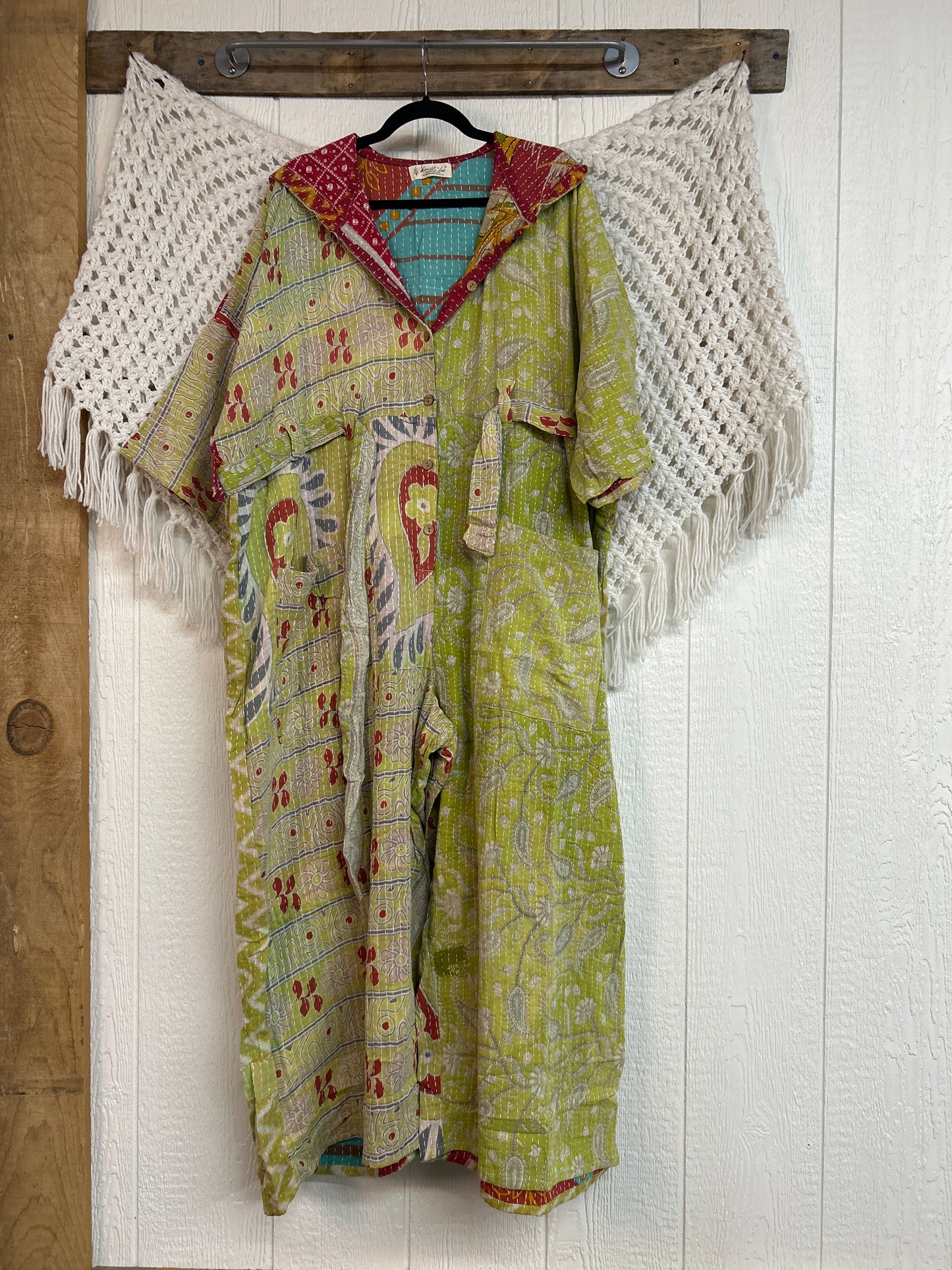 Kantha Zen Hoodie Jumpsuit 0925 220