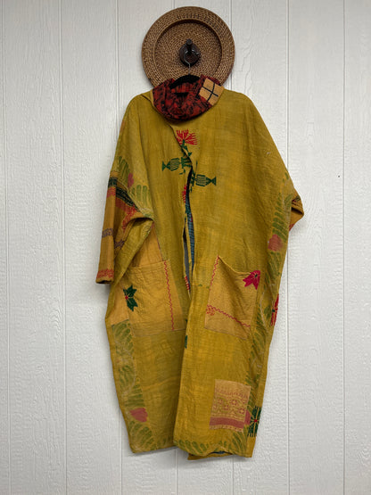 Fine Kantha Cowl Split Pullover 1225 257