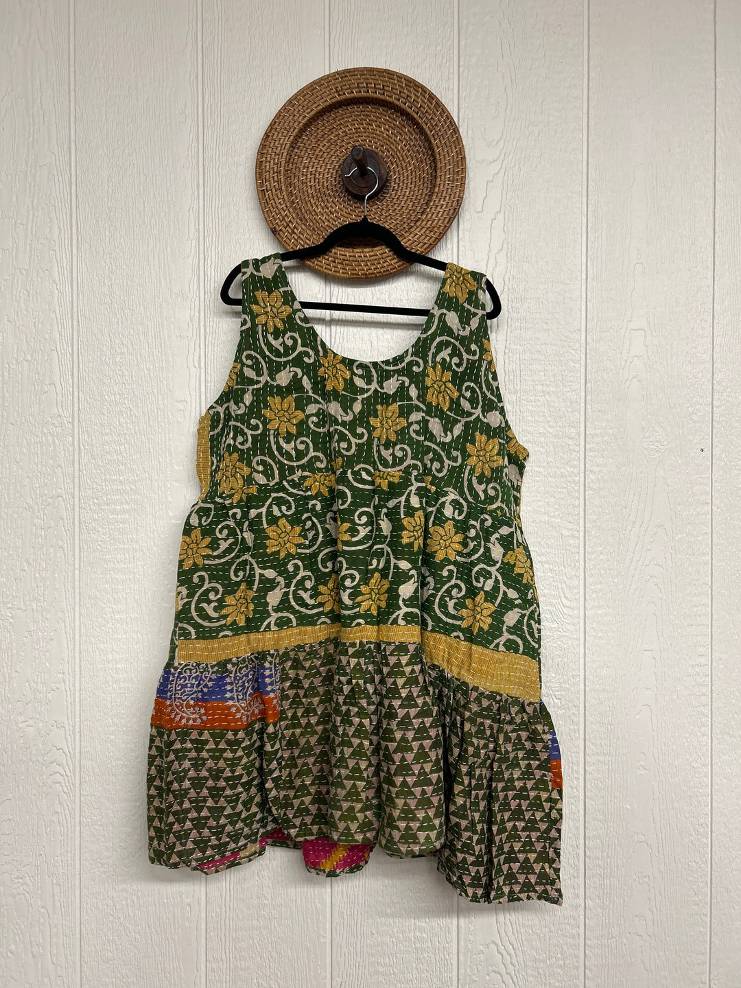 Kantha Meadow Mini Dress 0625 103