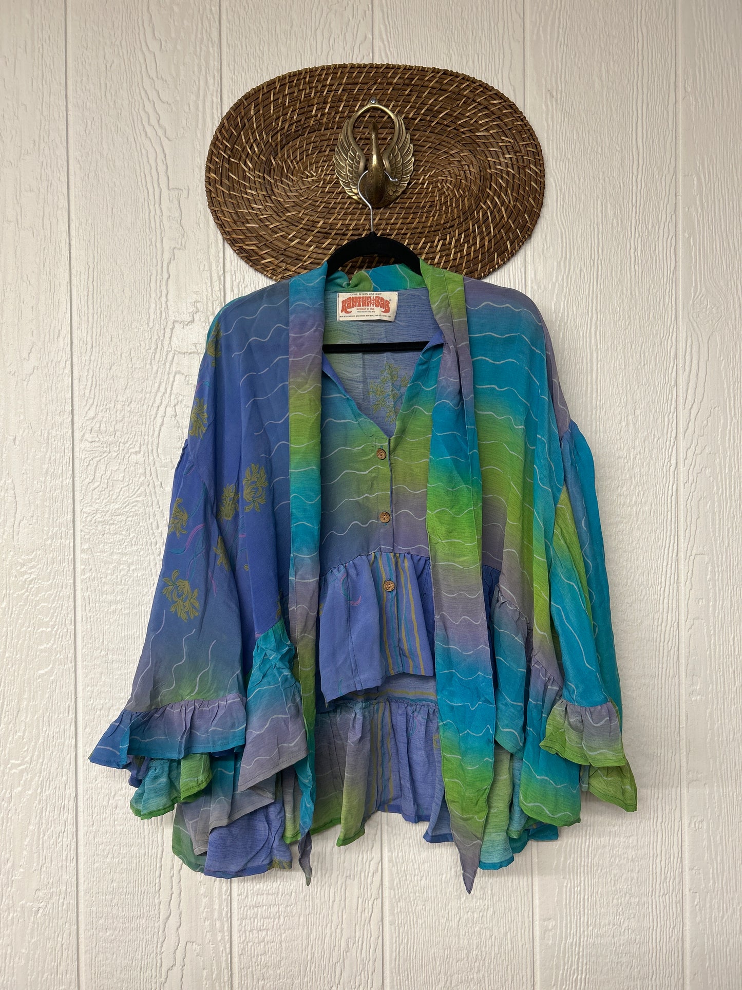 Crepe Sari Wild Rose Top 1225 152