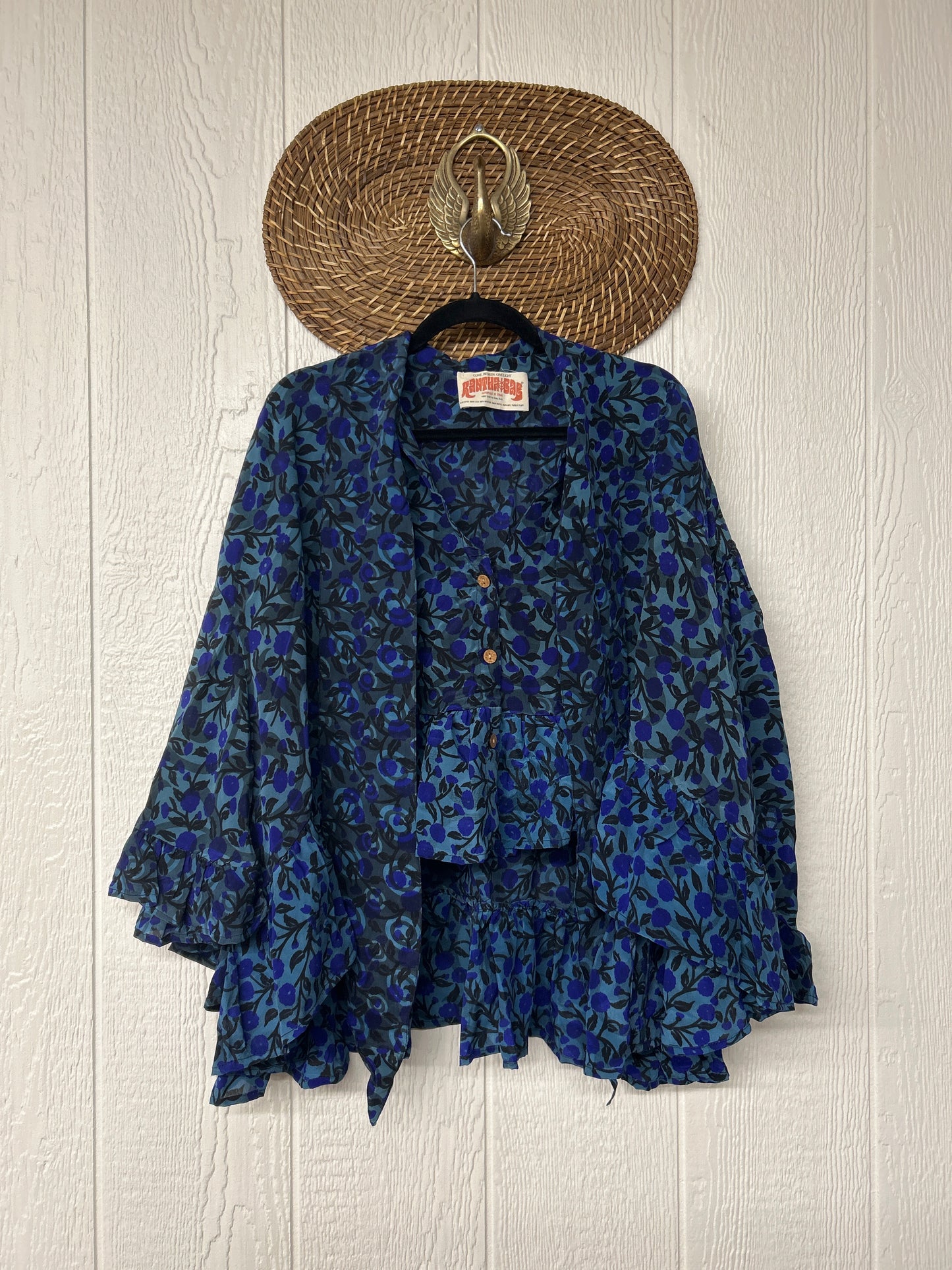 Crepe Sari Wild Rose Top 1225 183