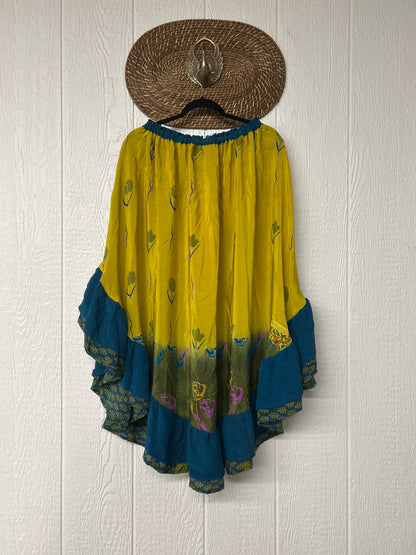 Crepe Wild Rose Skirt 1025 177