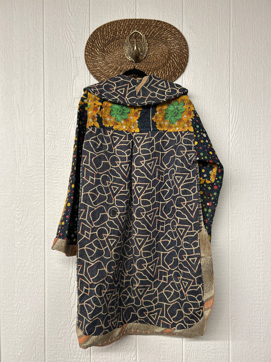 Fine Kantha Drifter Coat 1026 112