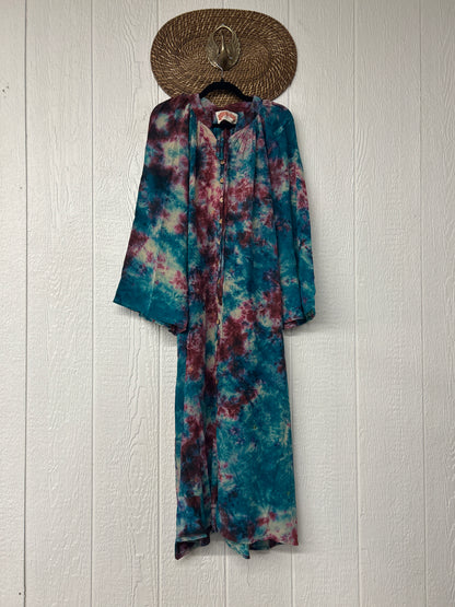 Crepe Sari Woodstock Duster Dress 0226 256
