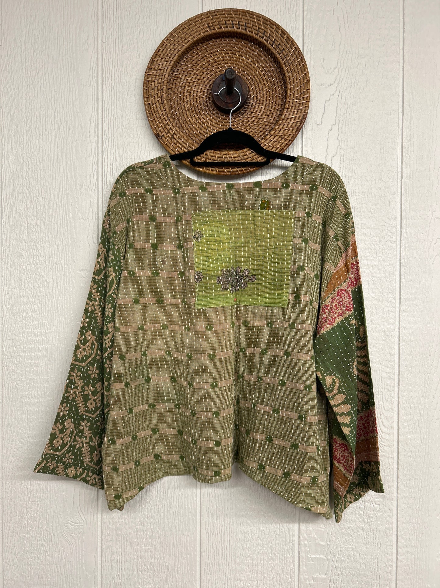 Pareo Kantha Wanderer Pocket Crop Top 0226 102