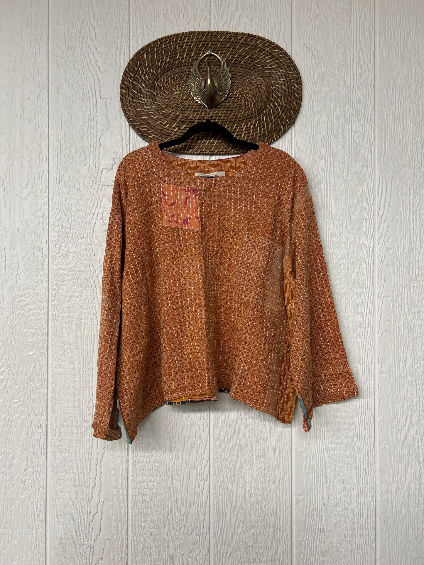 Pareo Kantha Wanderer Pocket Crop Top 0226 249