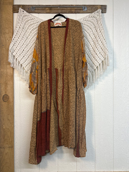 Crepe Sari Evermore Kimono 0326 180