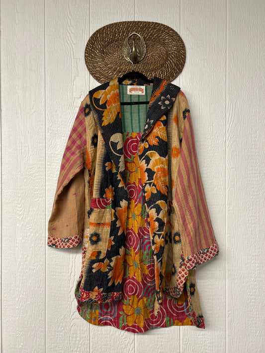 Fine Kantha Drifter Coat 1026 168