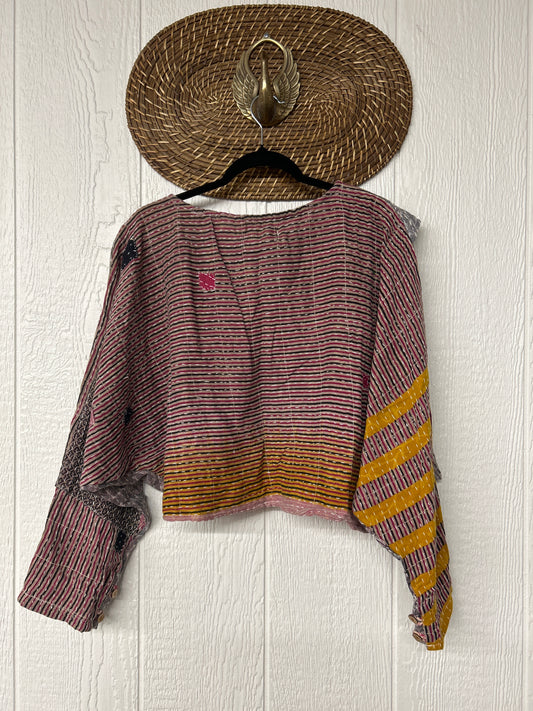 Pareo Kantha In Bloom Cropped Pullover 0326 221