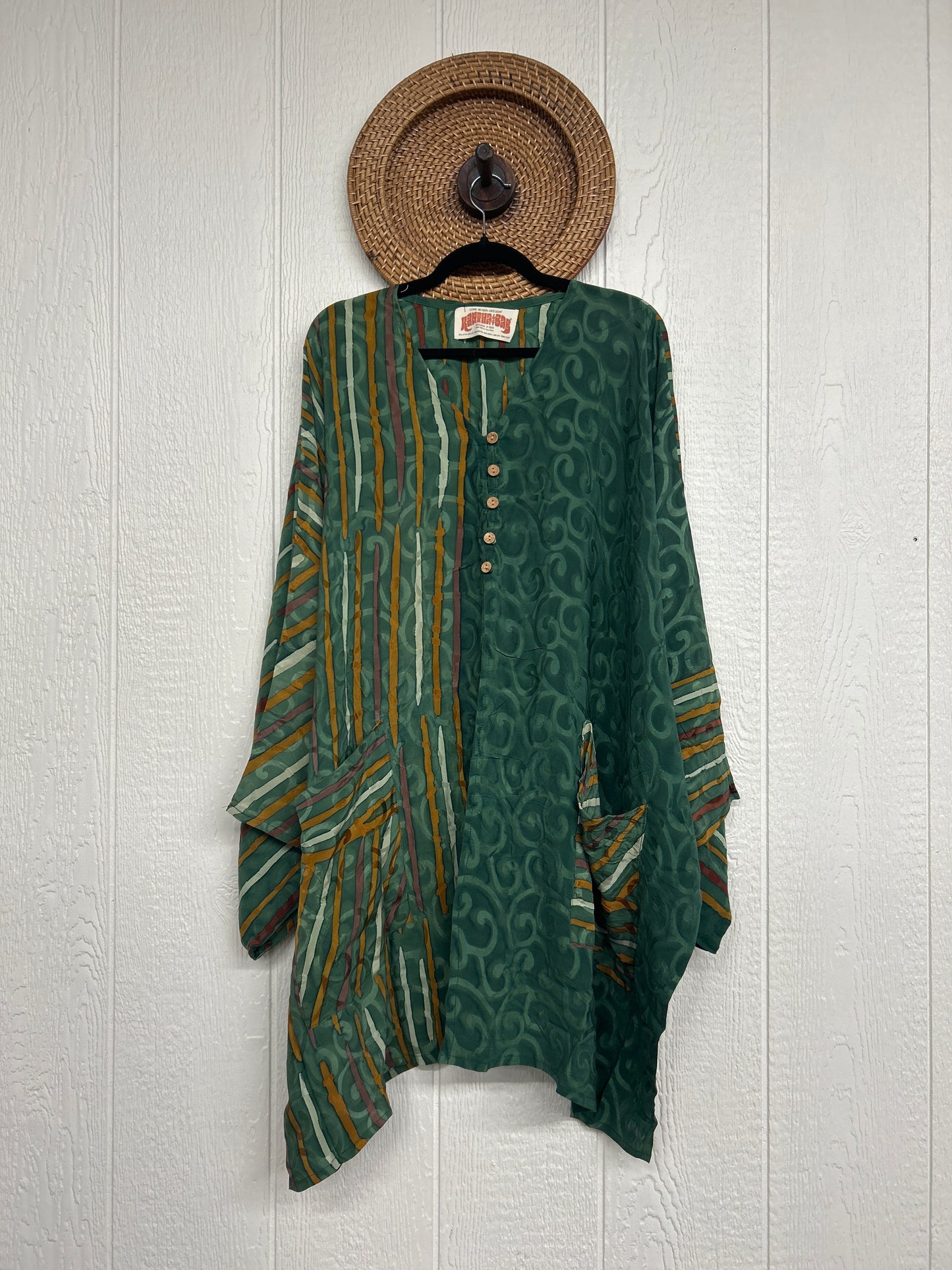 Crepe Sari Gaia Split Tunic 0226 008