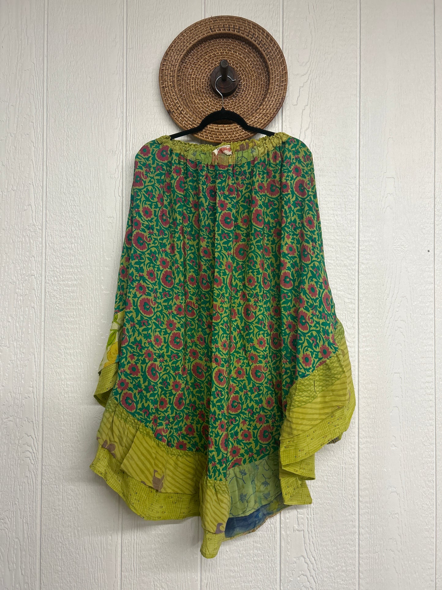 Crepe Wild Rose Skirt 1025 259