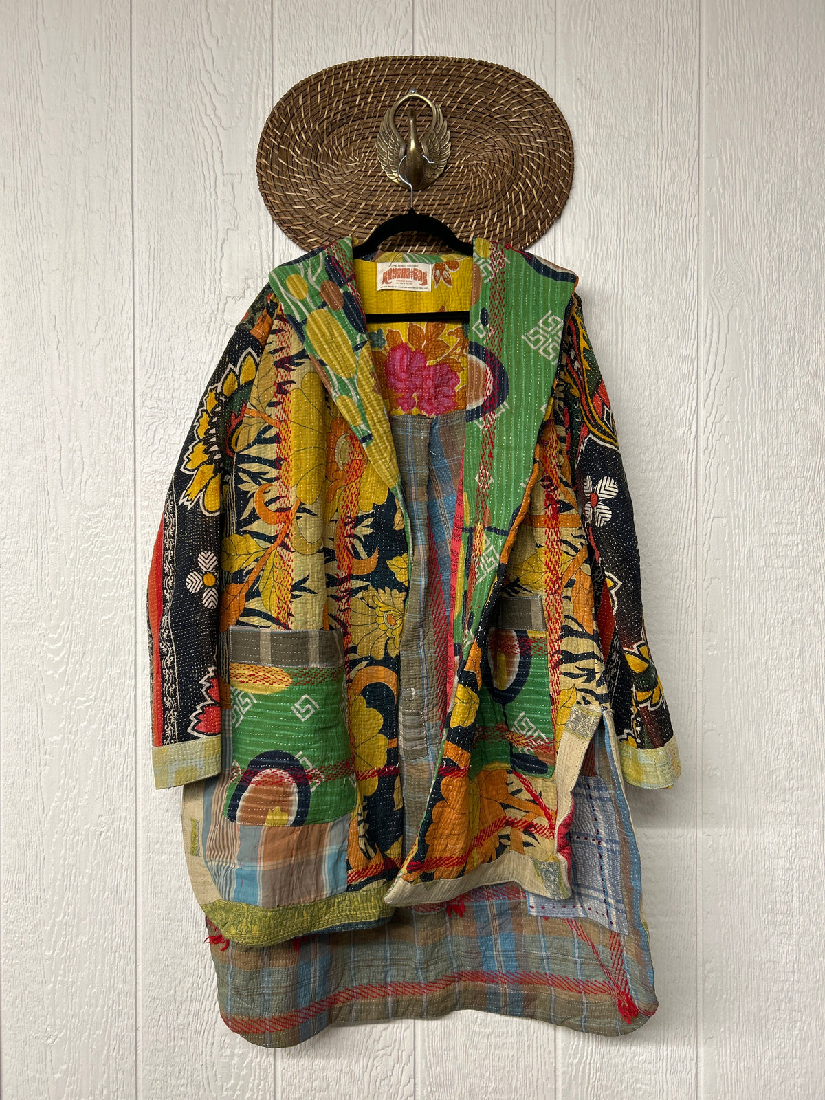 Fine Kantha Drifter Coat 1026 132