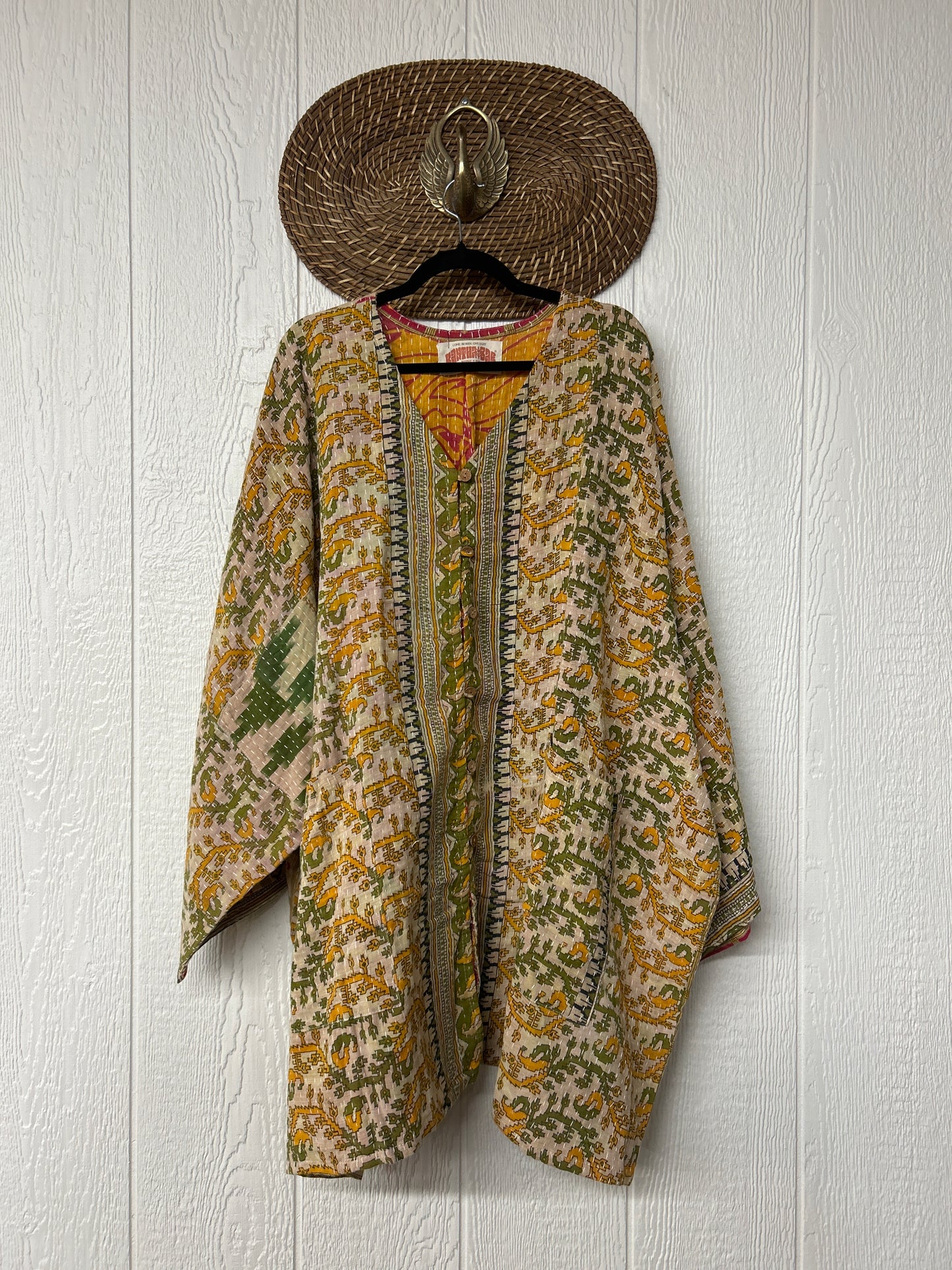 Pareo Kantha Gaia Button-Down Kimono 0126 185
