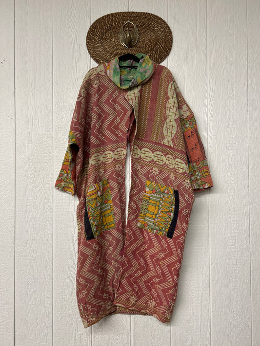 Fine Kantha Cowl Split Pullover 1225 042