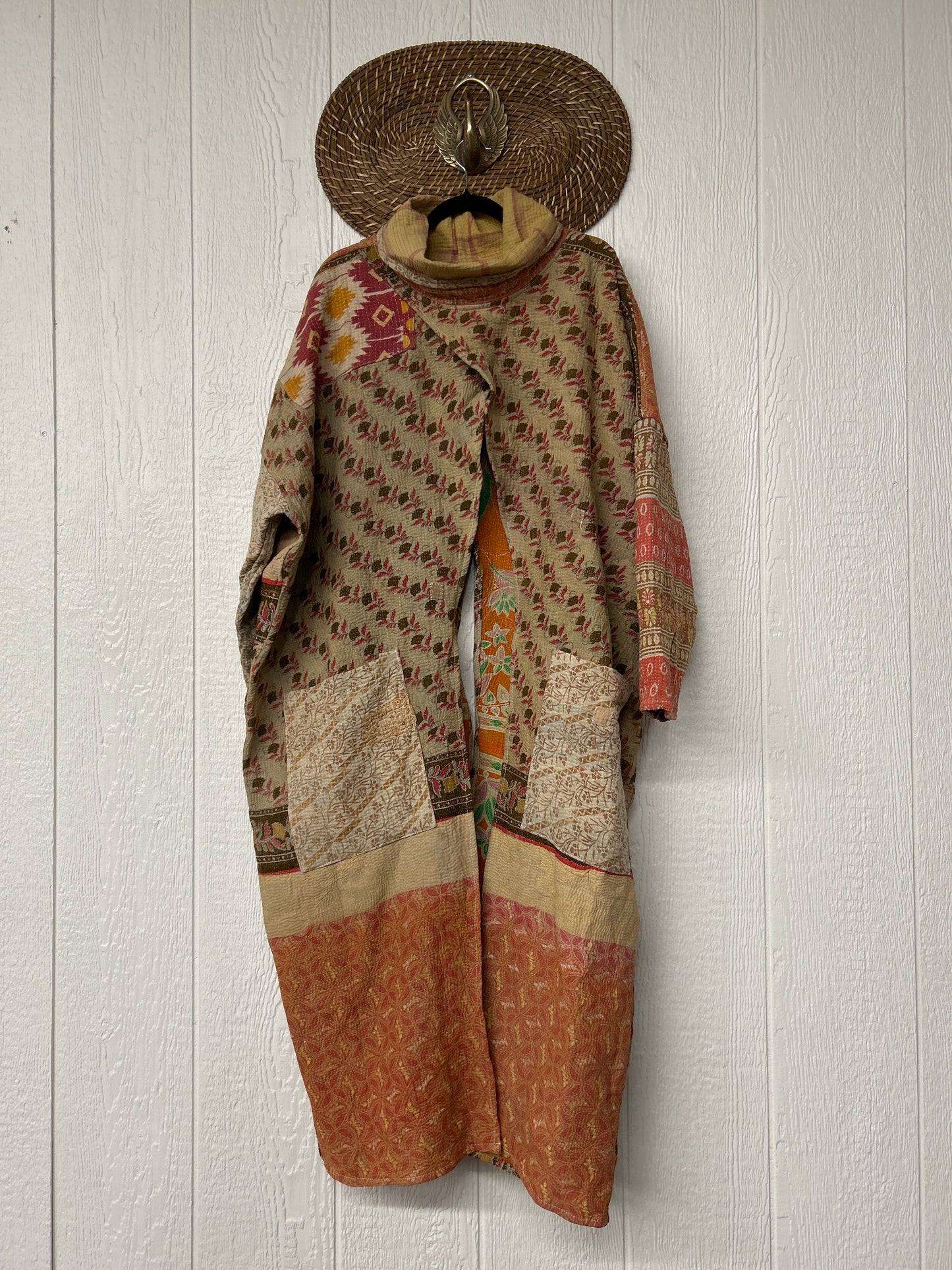 Fine Kantha Cowl Split Pullover 1225 178