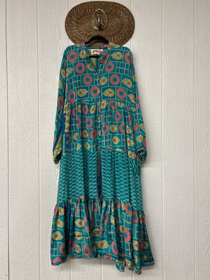 Rasgulla Sari Luminous Maxi Dress 0226 037