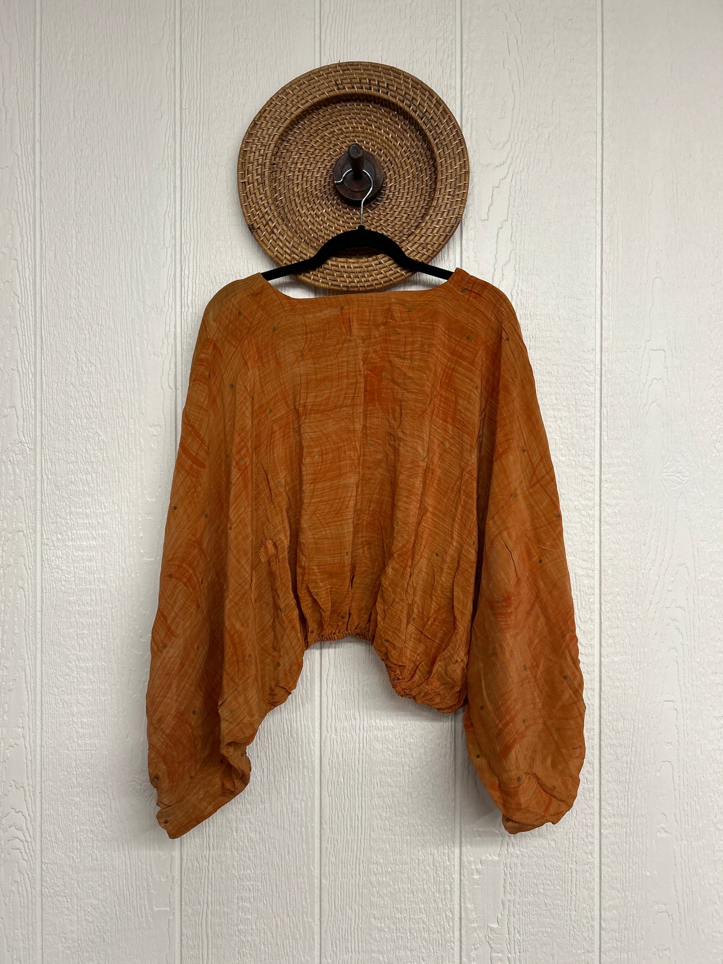 Crepe Sari Luna Crop Top 0126 067