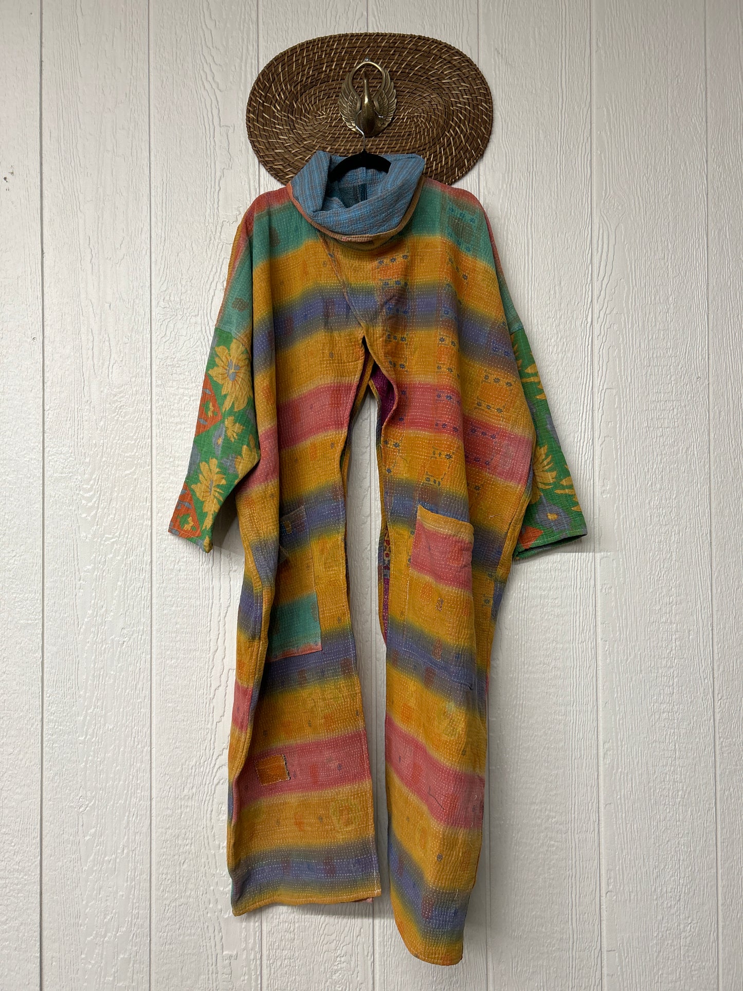 Fine Kantha Cowl Split Pullover 1225 175