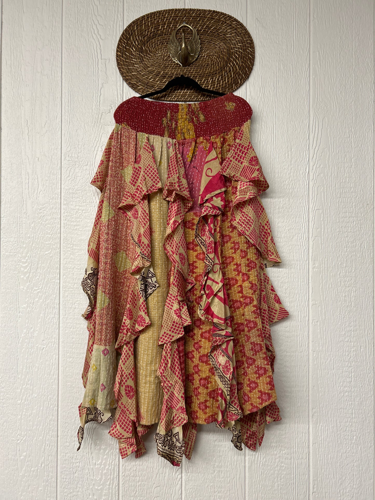 Pareo Kantha Willow Maxi Skirt 0826 251